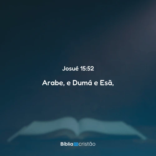 Josué 15:52