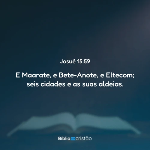 Josué 15:59