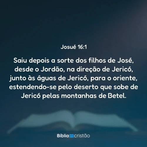 Josué 16:1