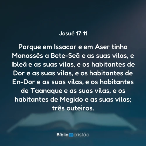 Josué 17:11