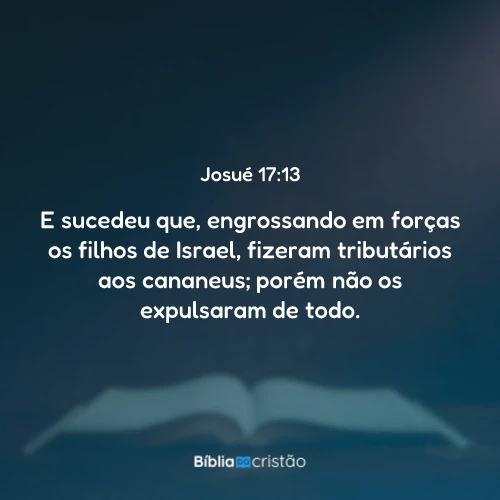 Josué 17:13