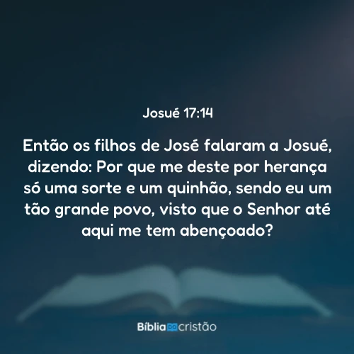 Josué 17:14