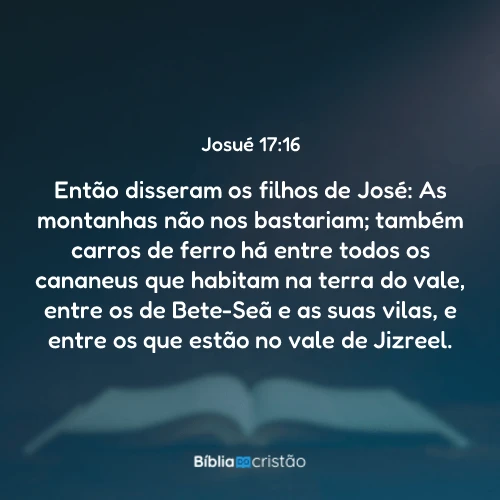 Josué 17:16