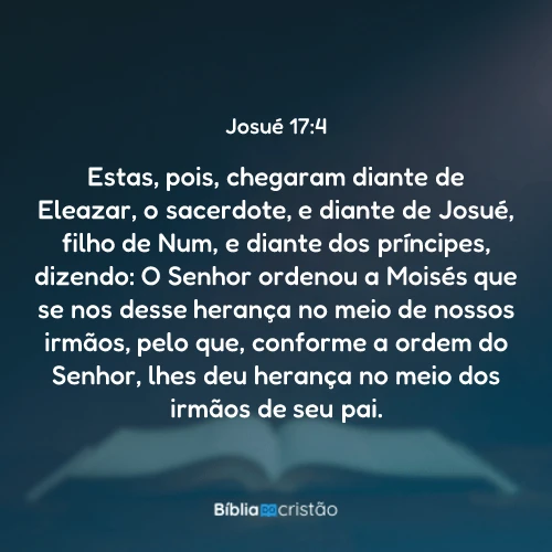 Josué 17:4