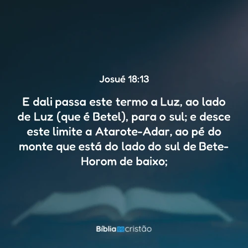 Josué 18:13