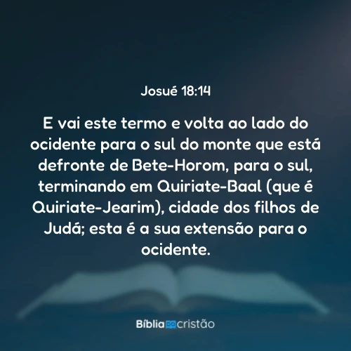 Josué 18:14