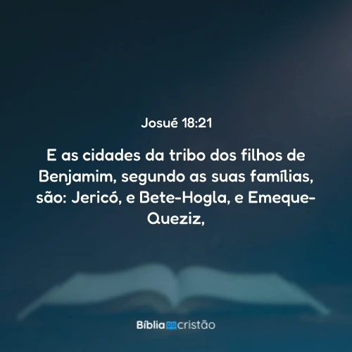 Josué 18:21
