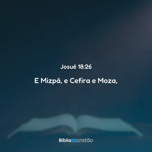 Josué 18:26