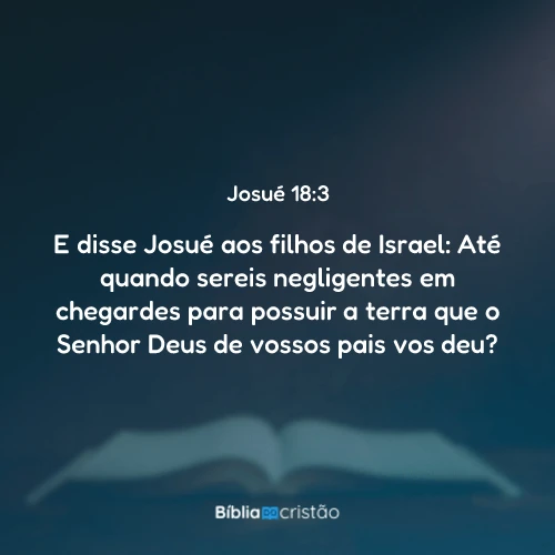 Josué 18:3