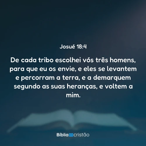 Josué 18:4