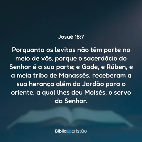 Josué 18:7