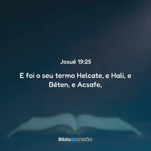Josué 19:25