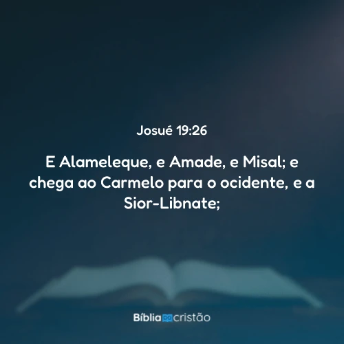 Josué 19:26
