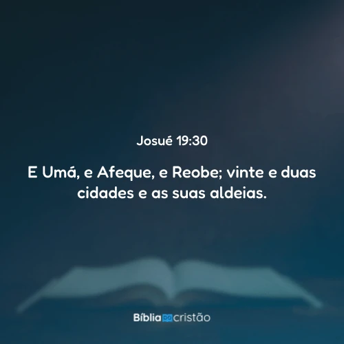 Josué 19:30