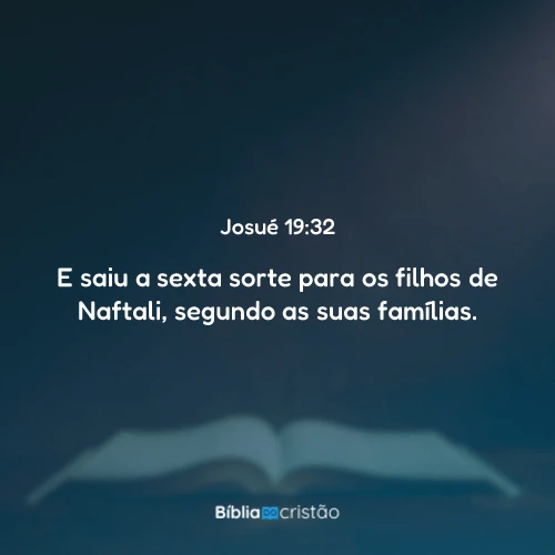 Josué 19:32