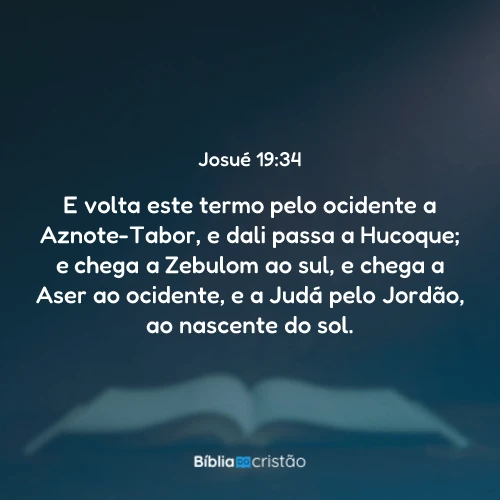 Josué 19:34