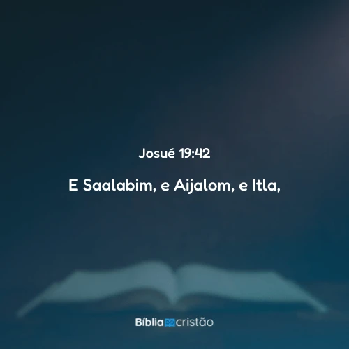 Josué 19:42