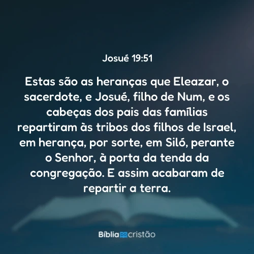 Josué 19:51