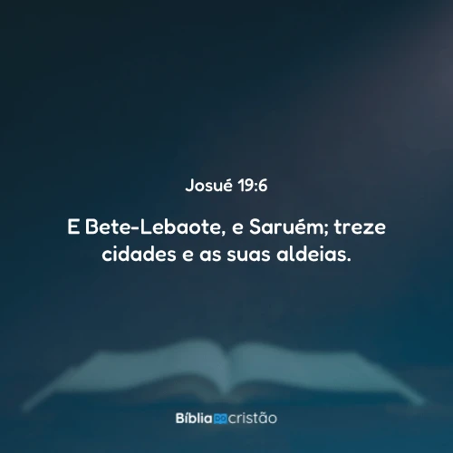 Josué 19:6