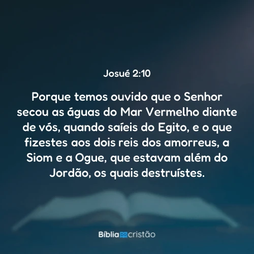 Josué 2:10