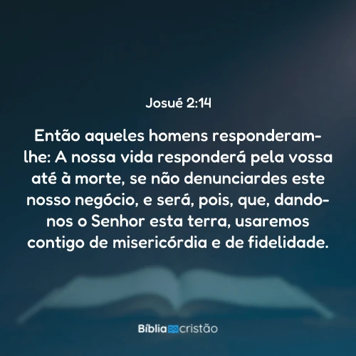 Josué 2:14