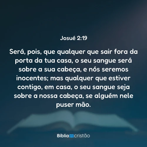 Josué 2:19