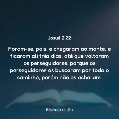 Josué 2:22