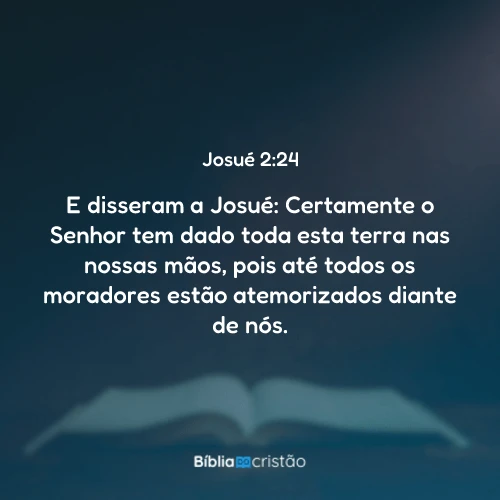 Josué 2:24