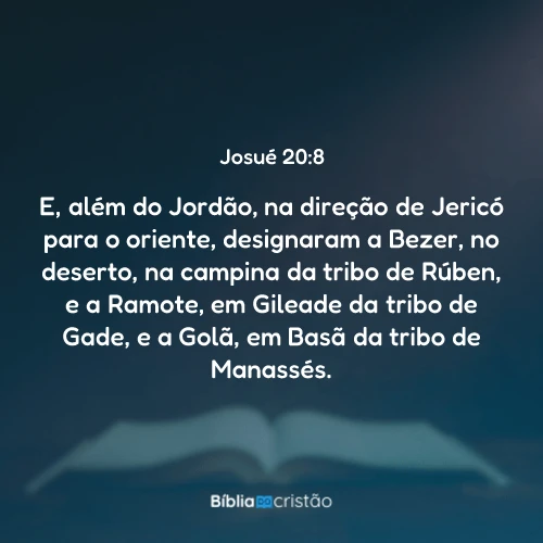 Josué 20:8