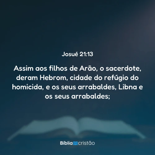 Josué 21:13