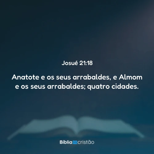 Josué 21:18