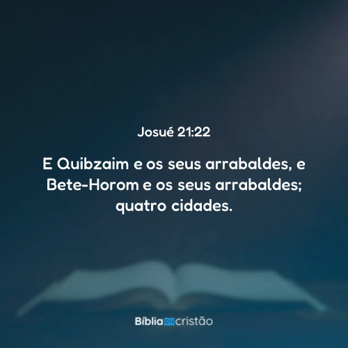 Josué 21:22