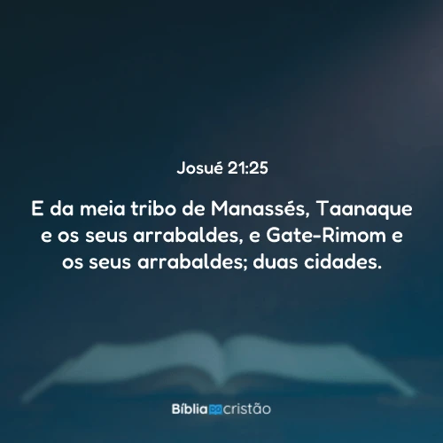 Josué 21:25