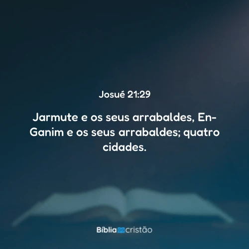 Josué 21:29