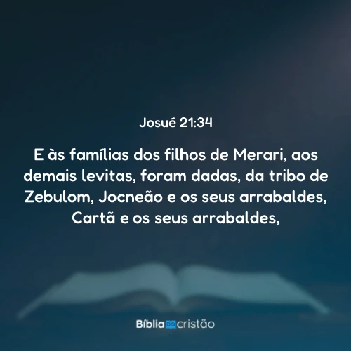 Josué 21:34