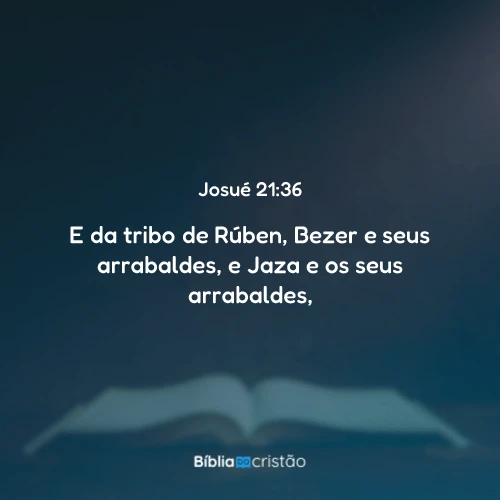 Josué 21:36