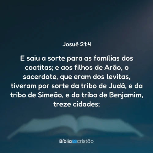 Josué 21:4