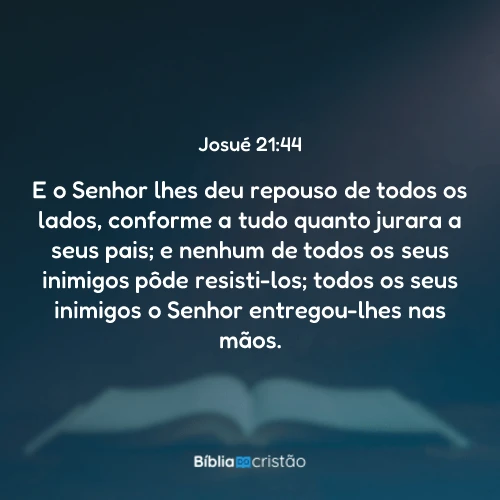 Josué 21:44