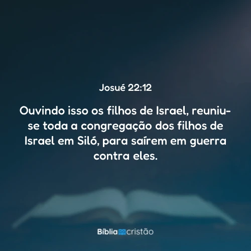 Josué 22:12