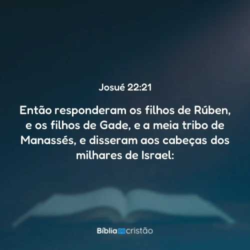Josué 22:21