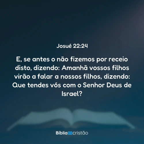 Josué 22:24