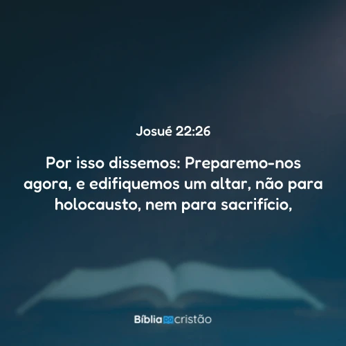 Josué 22:26