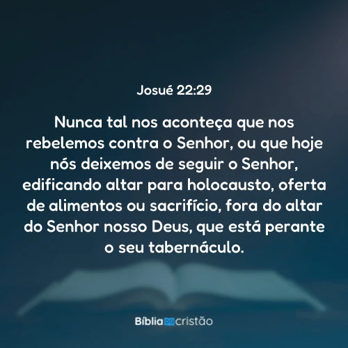 Josué 22:29