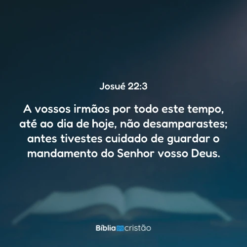 Josué 22:3
