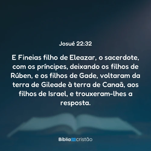 Josué 22:32