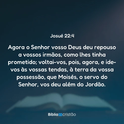 Josué 22:4