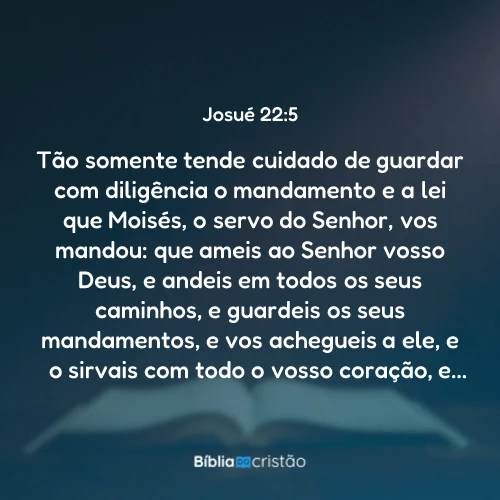 Josué 22:5