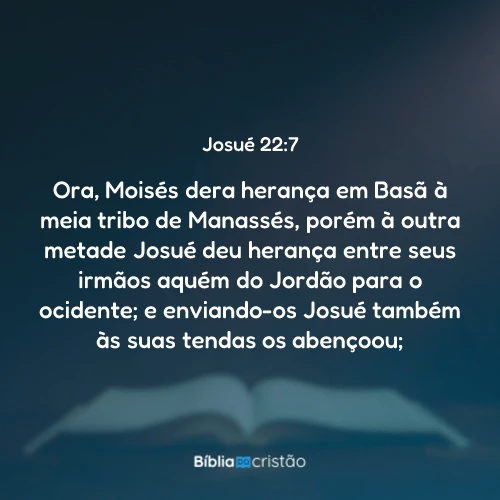 Josué 22:7