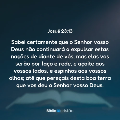Josué 23:13