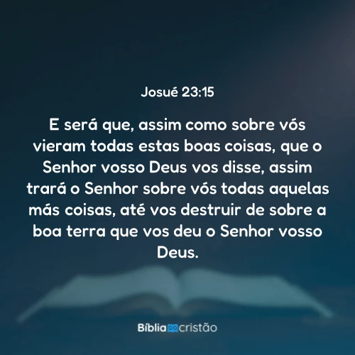 Josué 23:15